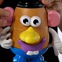 Close-up of a Mr. Potato Head